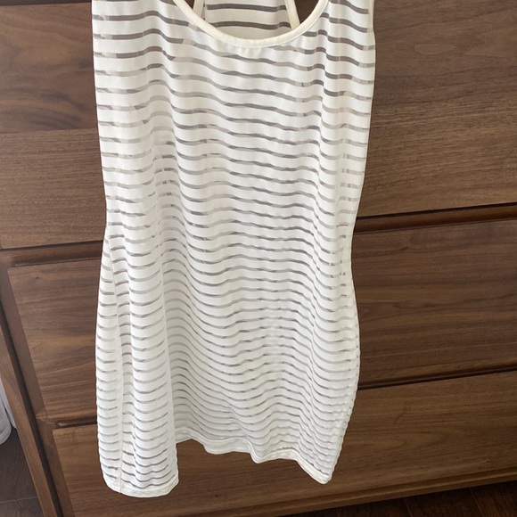 White Superdown Sheer Coverup - Picture 5 of 10